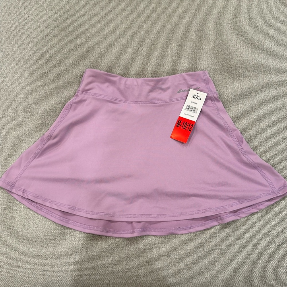 Eddie Bauer Girls’ Purple Skort, M, NWT